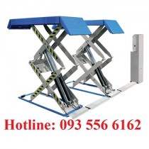 Cầu nâng cắt kéo lắp nổi